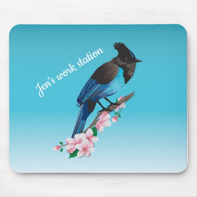 Steller's Jay Mousepad (Front)