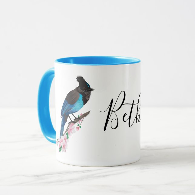 Steller's Jay Mug (Front Left)