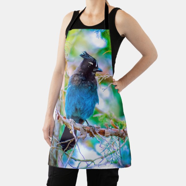 Steller's Jay - Original Photograph Apron (Insitu)