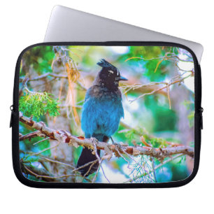 Steller's Jay - Original Photograph Laptop Sleeve
