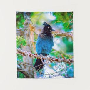 Steller's Jay - Original Photograph Tapestry