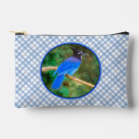 Steller's Jay Painting Original Wild Bird Art