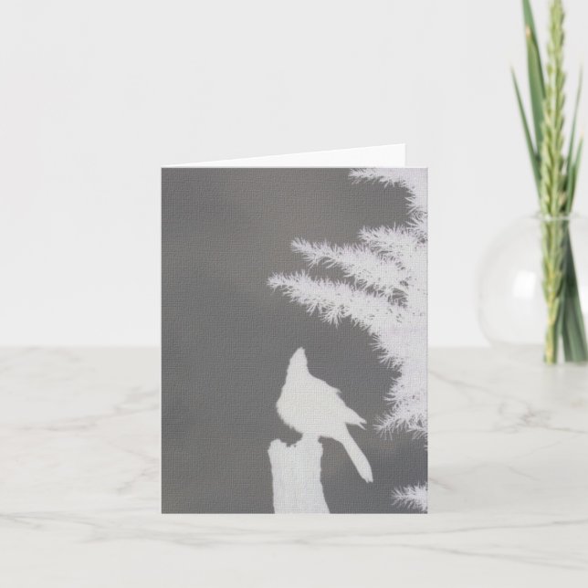 Steller's Jay Silhouette Note Card (Front)