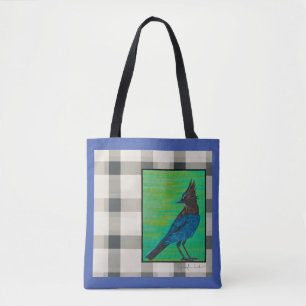Stelllar Plaid Tote Bag