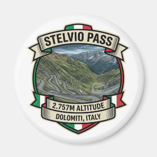 Stelvio Pass - Alpine Motorsport Road Magnet