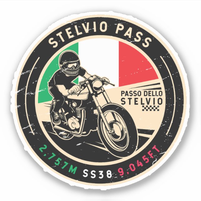 Stelvio Pass | Passo Dello Stelvio | Motorcycle (Front)