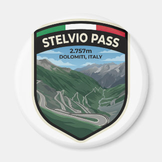 Stelvio Pass - Scenic Alpine Route Magnet