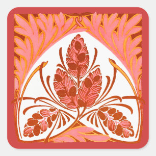 Stem and Leaf Curves of Nature Sticker