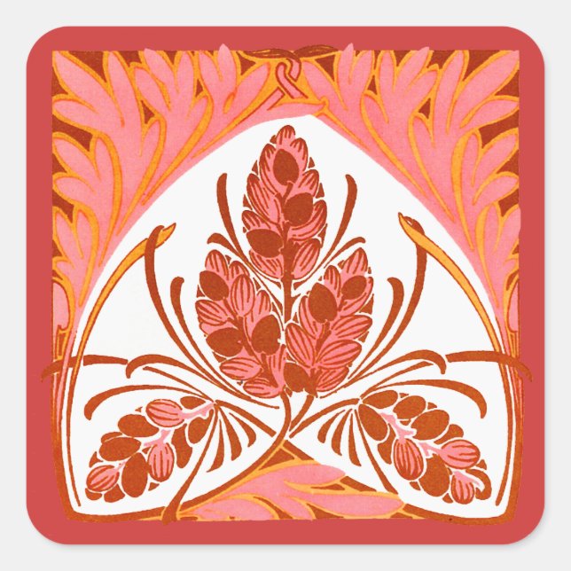 Stem and Leaf Curves of Nature Sticker (Front)