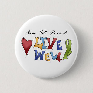 Stem Cell Research 6 Cm Round Badge