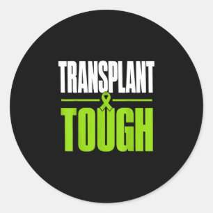Stem cell transplant survivor classic round sticker