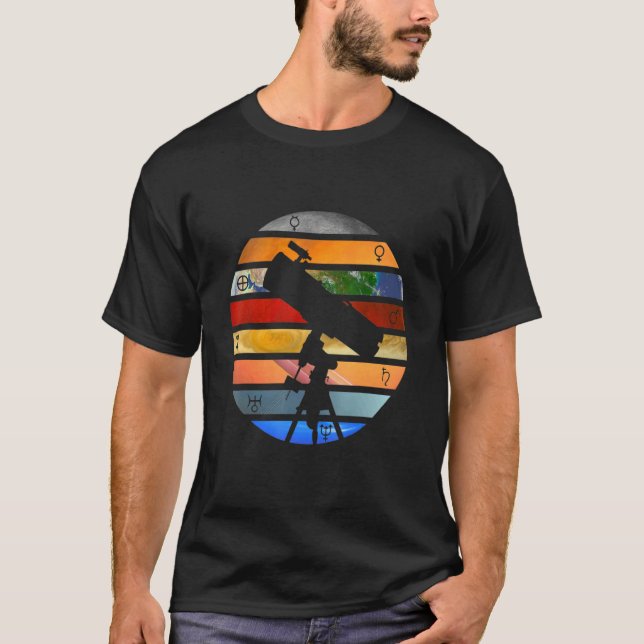 Stem Kids Solar System Planets Science Space T-Shirt (Front)