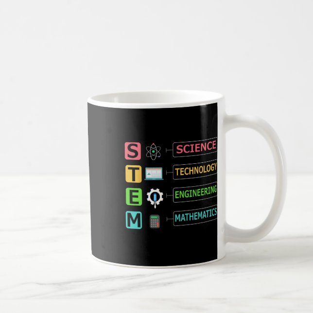 Stem Science Technology Engineering Math Teacher G Coffee Mug (Right)
