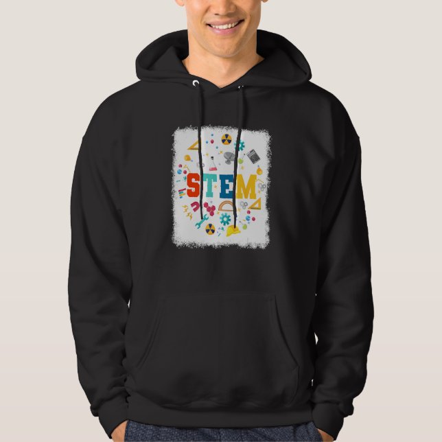 STEM Science Technology Engineering Math Teacher Hoodie (Front)