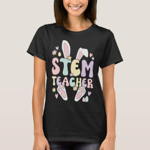 STEM Teacher Easter Bunny STEM Teaching Easter Day T-Shirt