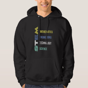 Stem Teacher Science Technology Engineering Math I Hoodie