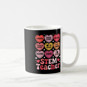 Stem Teacher Valentine's Day Science Technology Ma Coffee Mug