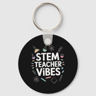 Stem Teacher Vibes, Steam Science Math Teaching Key Ring