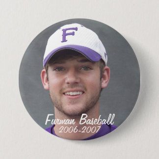 StembridgeW2007Mug, Furman Baseball, 2006-2007 7.5 Cm Round Badge