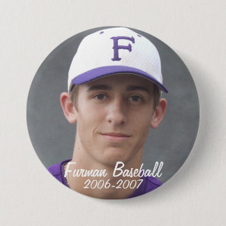 StembridgeW2007Mug, Furman Baseball, 2006-2007 7.5 Cm Round Badge