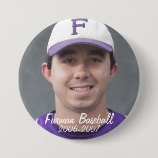 StembridgeW2007Mug, Furman Baseball, 2006-2007 7.5 Cm Round Badge