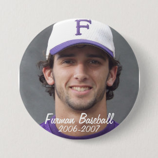StembridgeW2007Mug, Furman Baseball, 2006-2007 7.5 Cm Round Badge
