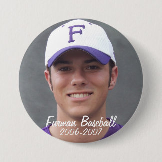 StembridgeW2007Mug, Furman Baseball, 2006-2007 7.5 Cm Round Badge