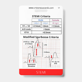 STEMI/High Risk EKGs Badge ID Badge