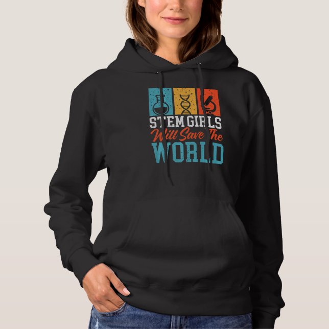 Steminist Engineering Biologist Science Math Teach Hoodie (Front)