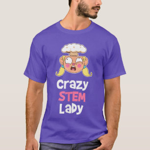 Steminist Equality Stem Science Mind Blown Female  T-Shirt