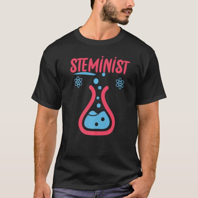 Steminist Science Technology Engineering Math Stem T-Shirt (Front)