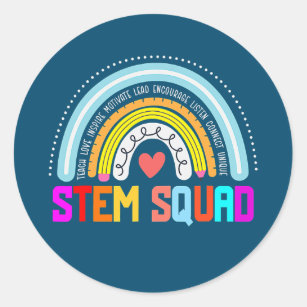 Steminist STEM Teacher Science Technology Classic Round Sticker