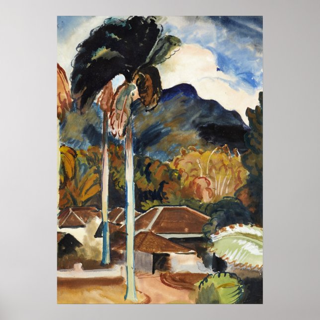 Sten - Java, fine art painting Poster (Front)