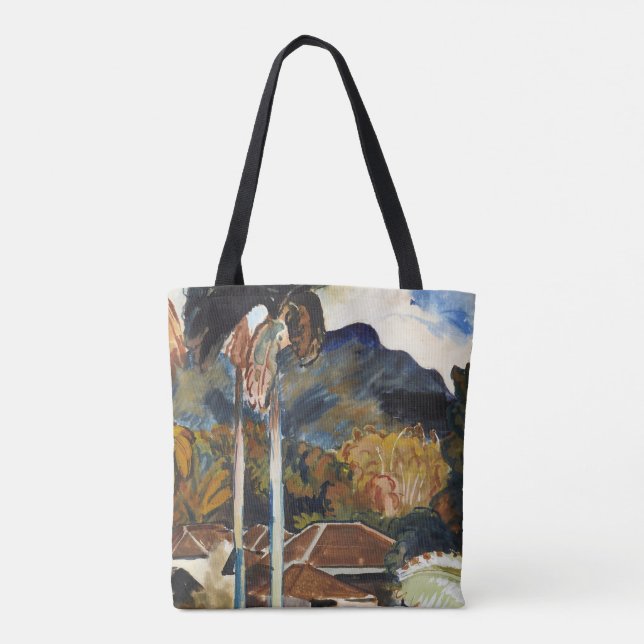 Sten - Java, fine art painting Tote Bag (Back)
