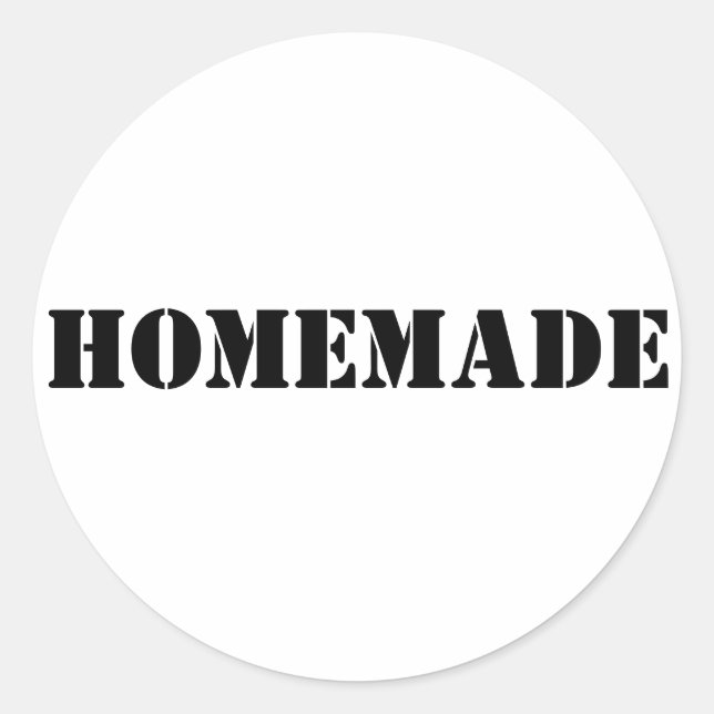 Stencil Homemade Sticker (Front)