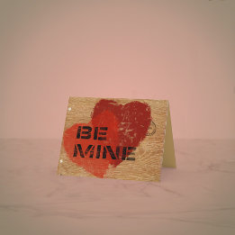 Stencil on Wood -- Add Your Photo -- Holiday Card