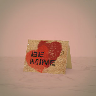Stencil on Wood -- Add Your Photo -- Holiday Card
