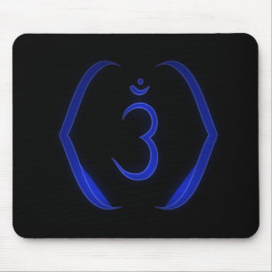 "Stenciled" Intuition Chakra - Ajna Mouse Pad