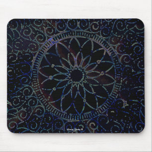 Stencilled Doily Mouse Pad