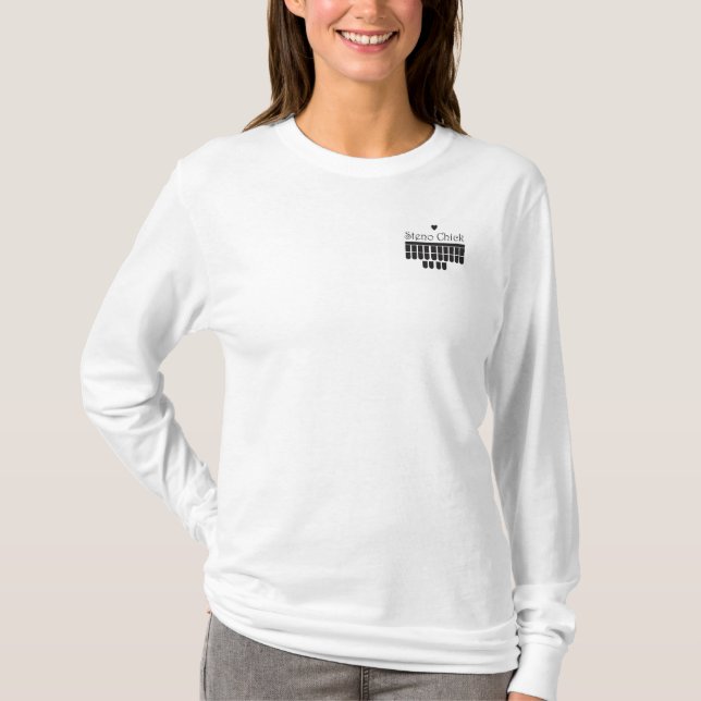 Steno Chick logo tee (Front)