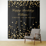 Step And Repeat Birthday Backdrop, 30Th Birthday Tapestry<br><div class="desc">Step And Repeat Birthday Backdrop,  30Th Birthday</div>