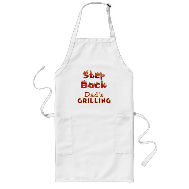 Step Back Dad's Grilling Apron (Front)