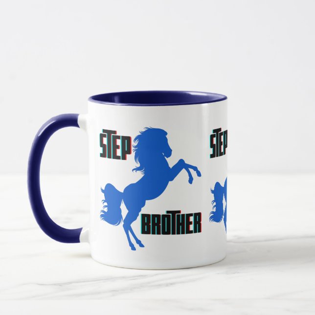 Step Brother Horse Rearing Mug (Left)