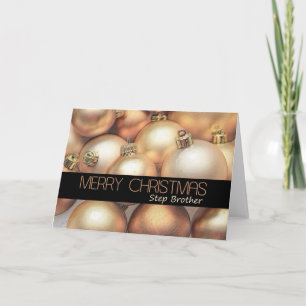 Step Brother Merry Christmas card