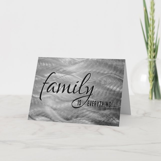 Step Dad Birthday Metal Abstract  Card (Front)