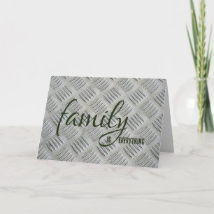 Step Dad Birthday Metal Design Card