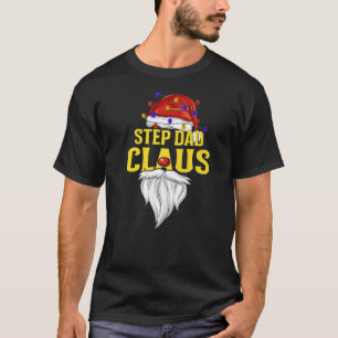 Step Dad Claus Christmas Pajama Family Matching T-Shirt