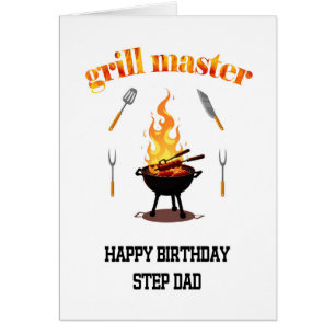 Step Dad Grill Master Birthday 