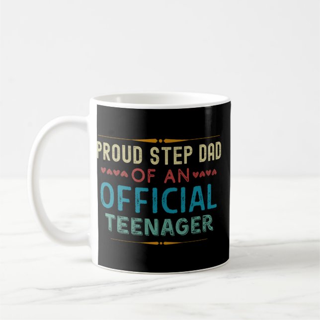 Step dad of the birthday coffee mug (Left)