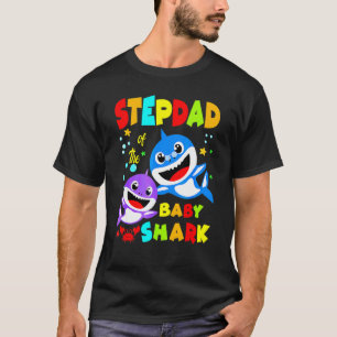 Step Dad Shark Step Dad Shark Family Mother's Day T-Shirt